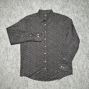 Rodd & Gunn Casual Floral Button Up‎ Shirt Large Sports Fit Woven in Italy